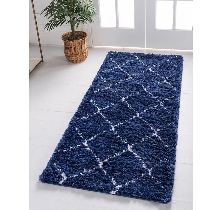 2' 7 x 6' Marrakesh Shag Runner Rug