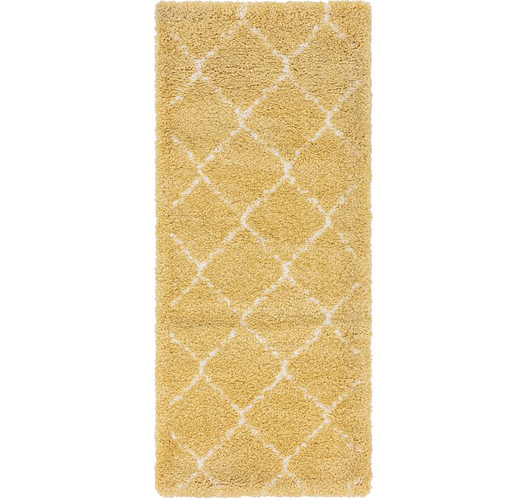 2' 7 x 6' Marrakesh Shag Runner Rug