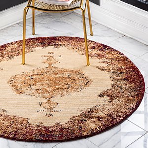Unique Loom 4' 5 x 4' 5 Graham Round Rug