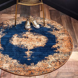 Unique Loom 8' x 8' Graham Round Rug