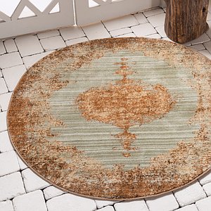 Unique Loom 8' x 8' Graham Round Rug