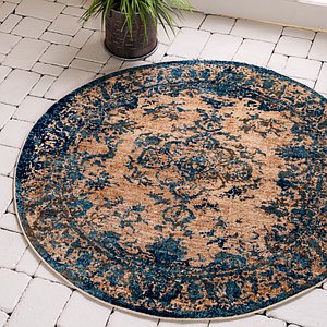 Unique Loom 8' x 8' Graham Round Rug