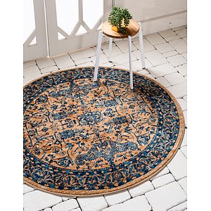 Unique Loom 8' x 8' Graham Round Rug