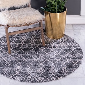 Unique Loom 4' 7 x 4' 7 Atlas Round Rug