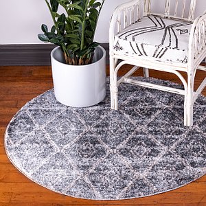 Unique Loom 4' 7 x 4' 7 Atlas Round Rug
