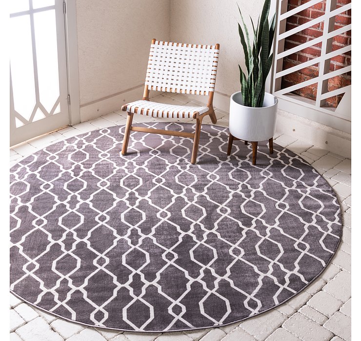 8' x 8' Outdoor Haven Round Rug