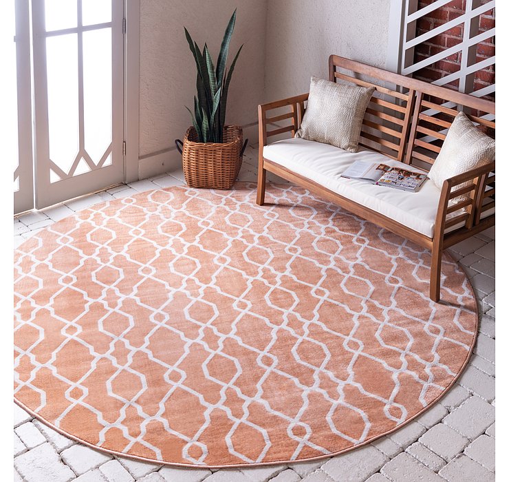 8' x 8' Outdoor Haven Round Rug