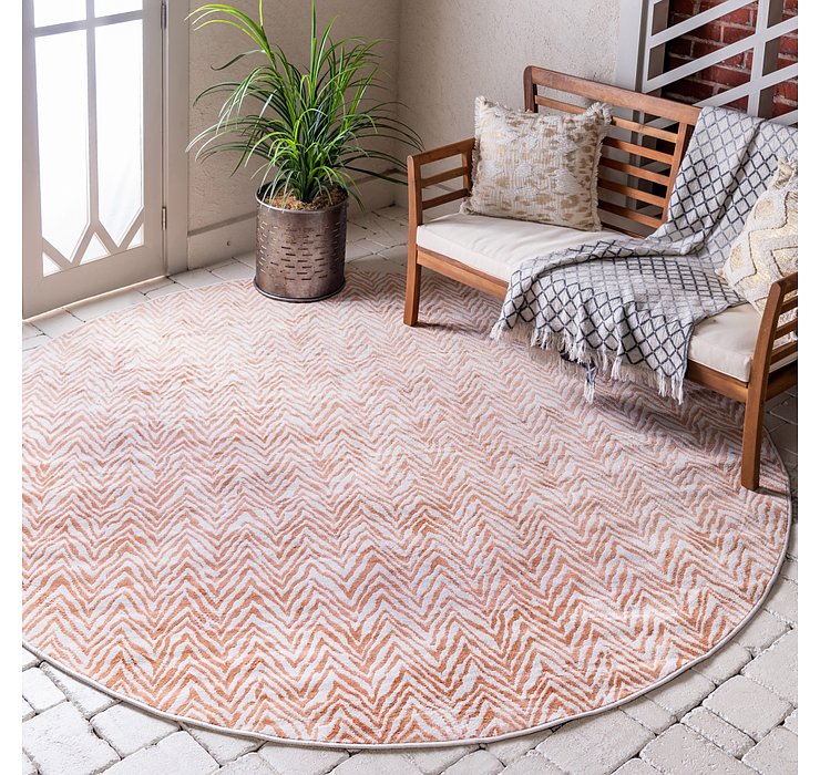 8' x 8' Outdoor Oasis Round Rug