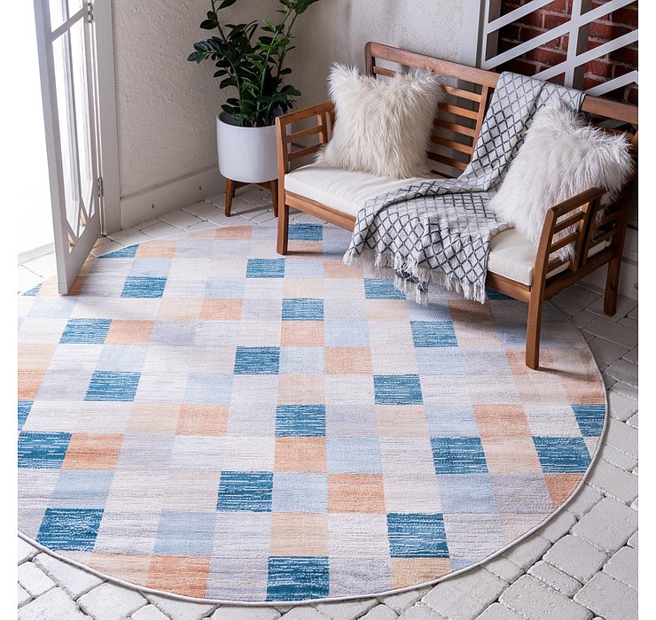 8' x 8' Outdoor Haven Round Rug