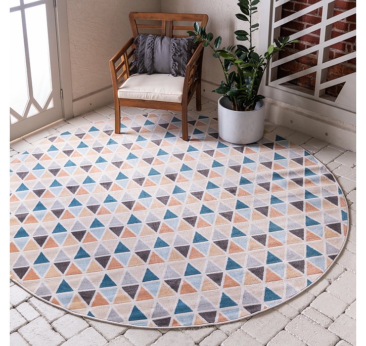 245cm x 245cm Outdoor Oasis Round Rug