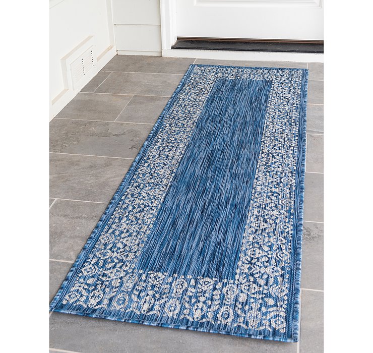 2' x 6' Outdoor Border Runner Rug