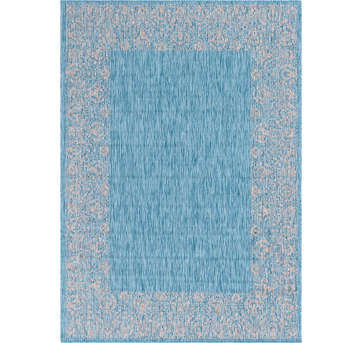 8' x 11' 4 Outdoor Border Rug
