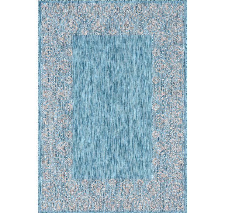 7' x 10' Outdoor Border Rug