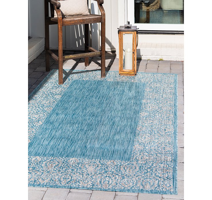 9' x 12' Outdoor Border Rug
