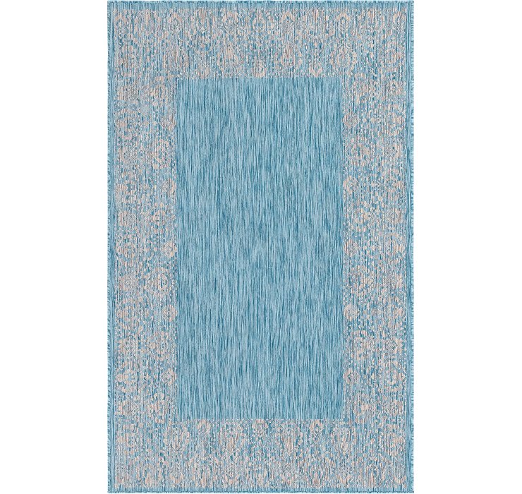 5' x 8' Outdoor Border Rug