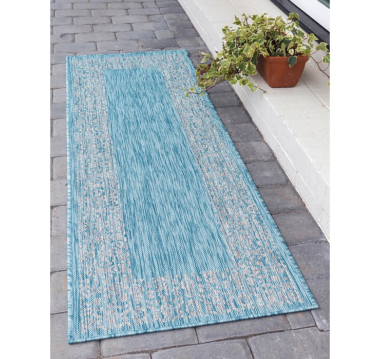 2' x 6' Outdoor Border Runner Rug