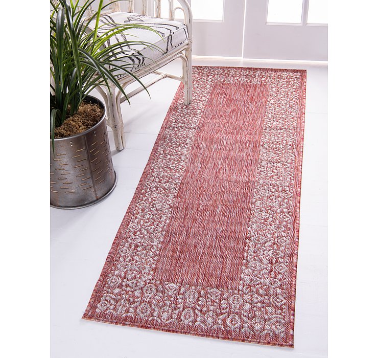 2' x 6' Outdoor Border Runner Rug