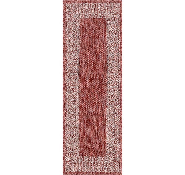 2' x 6' Outdoor Border Runner Rug