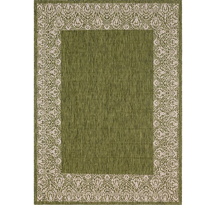8' x 11' 4 Outdoor Border Rug