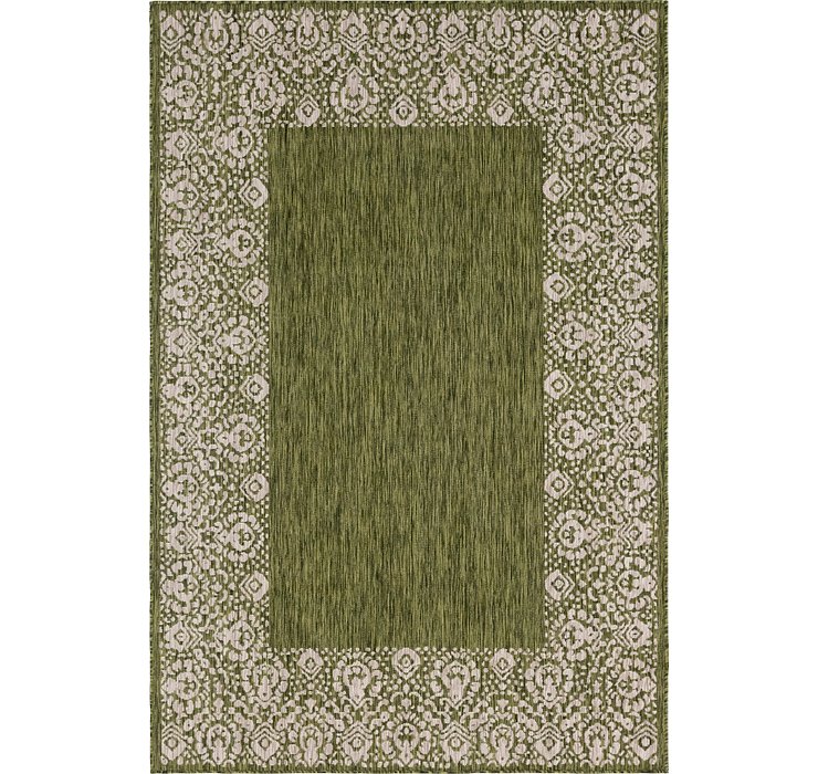 6' x 9' Outdoor Border Rug