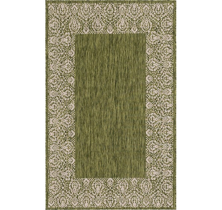 5' x 8' Outdoor Border Rug