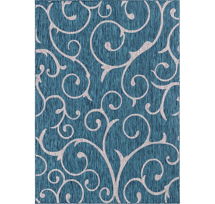 8' x 11' 4 Outdoor Botanical Rug