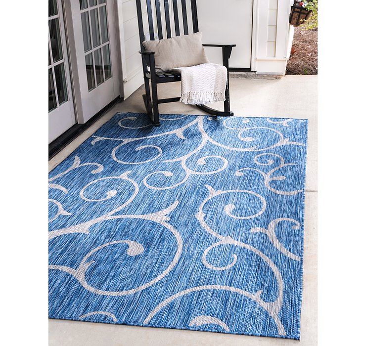 8' x 11' 4 Outdoor Botanical Rug