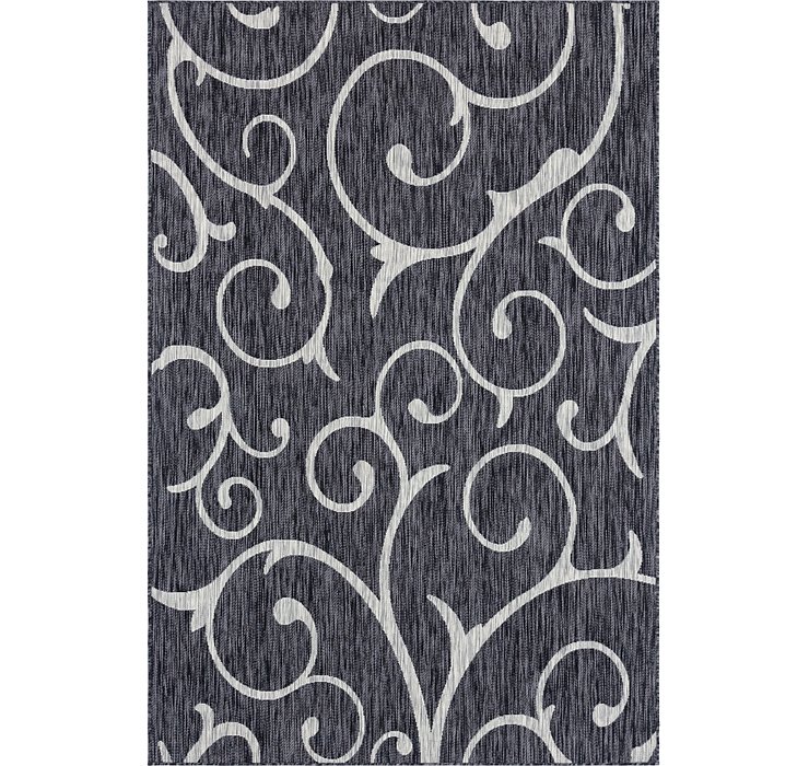 6' x 9' Outdoor Botanical Rug