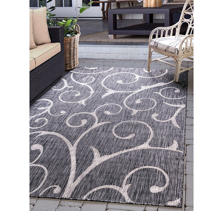 8' x 11' 4 Outdoor Botanical Rug