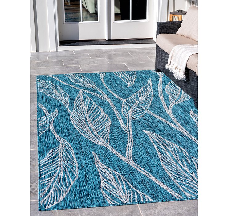 8' x 11' 4 Outdoor Botanical Rug