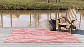 9' x 12' Outdoor Botanical Rug thumbnail