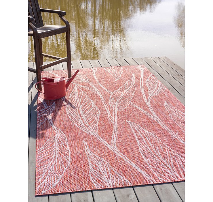 8' x 11' 4 Outdoor Botanical Rug