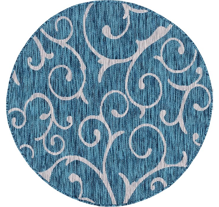 4' x 4' Outdoor Botanical Round...
