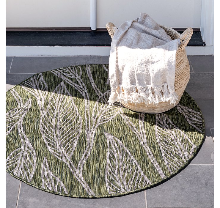 4' x 4' Outdoor Botanical Round...