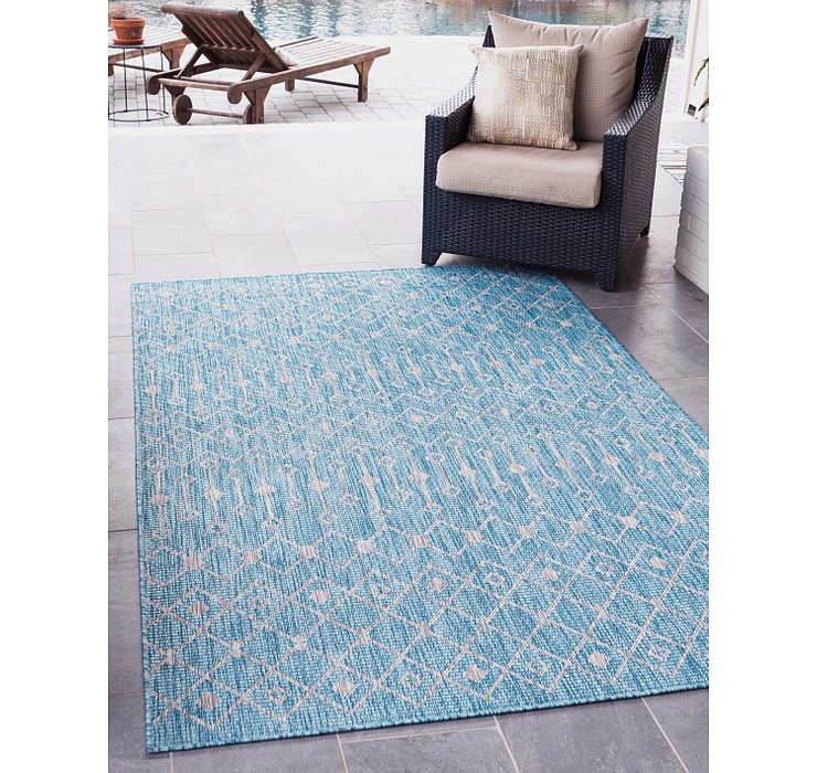 8' x 11' 4 Outdoor Lattice Rug