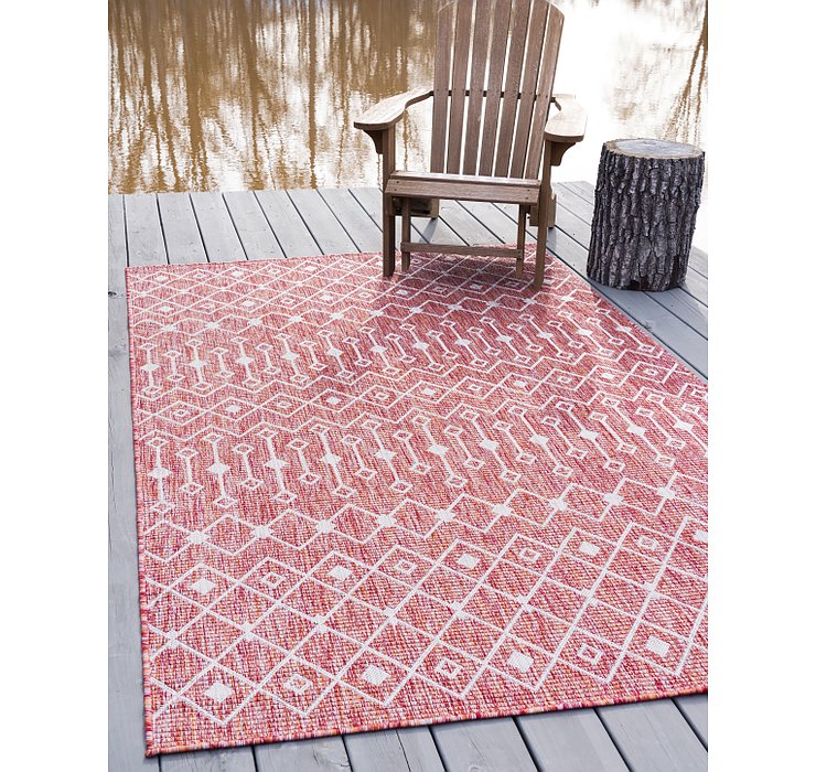 8' x 11' 4 Outdoor Lattice Rug