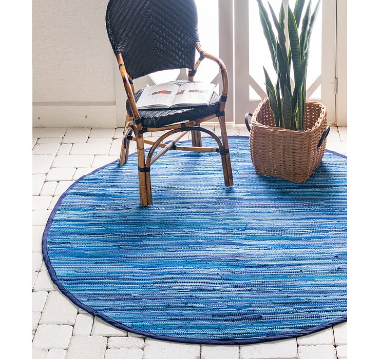 6' x 6' Chindi Cotton Round Rug