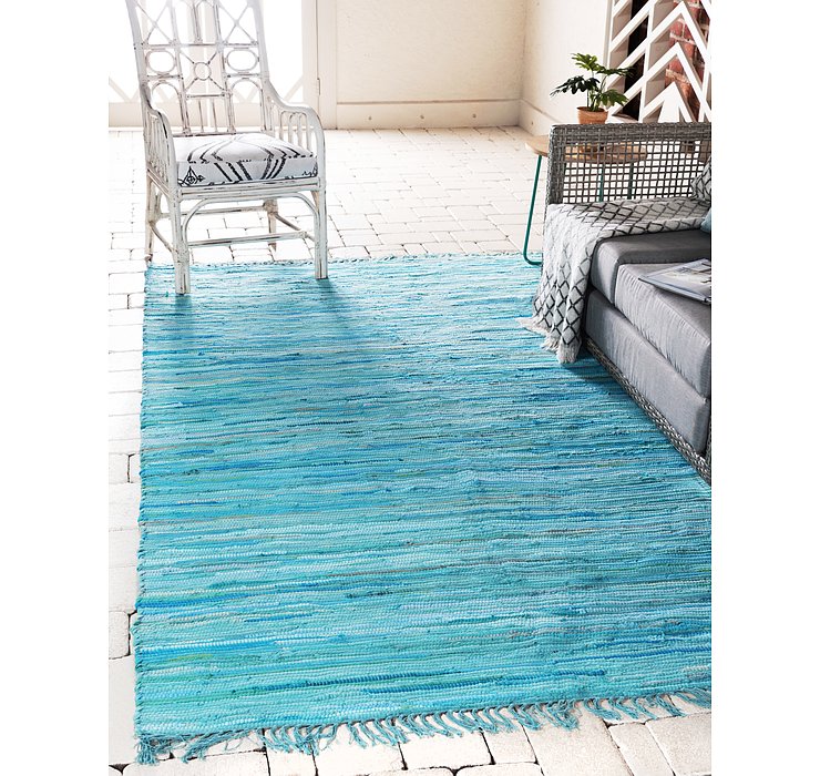 8' x 10' Chindi Cotton Rug