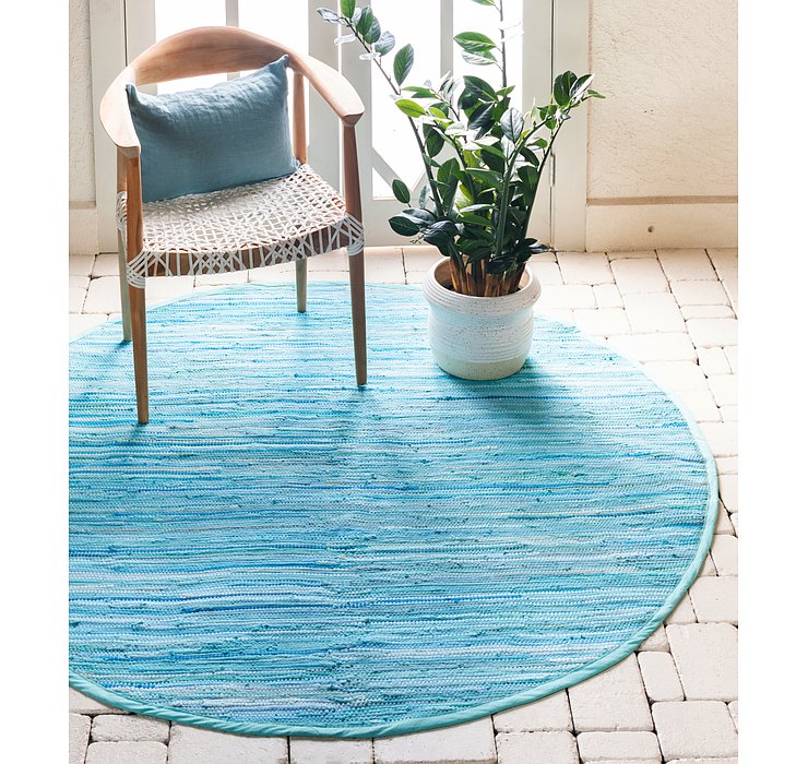 8' x 8' Chindi Cotton Round Rug
