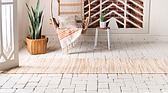 2' 7 x 9' 10 Chindi Cotton Runner Rug thumbnail image 3