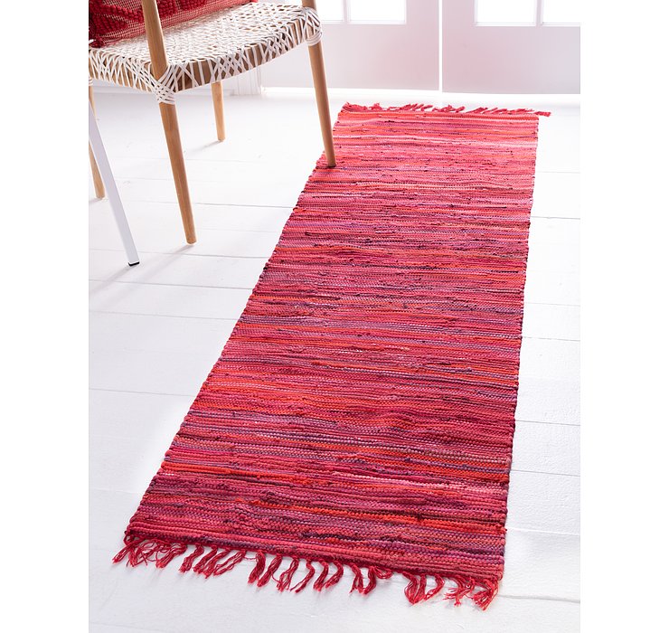 2' 7 x 9' 10 Chind Cotton Runner Rug