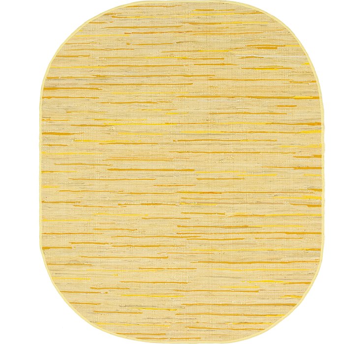 8' x 10' Chindi Cotton Oval Rug