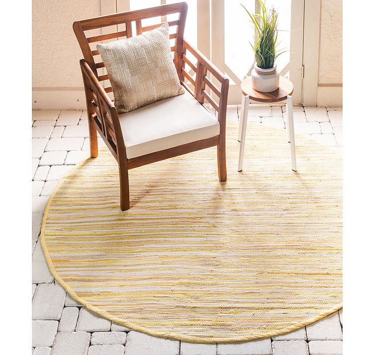 6' x 6' Chindi Cotton Round Rug