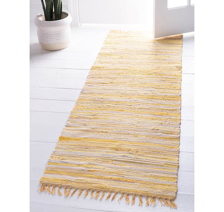 2' 7 x 9' 10 Chindi Cotton Runner Rug