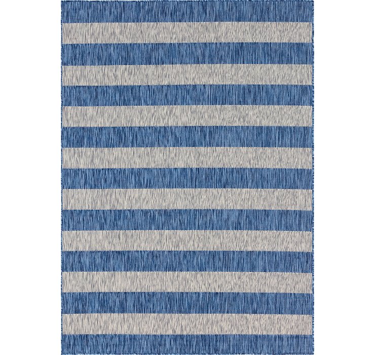 7' x 10' Outdoor Striped Rug
