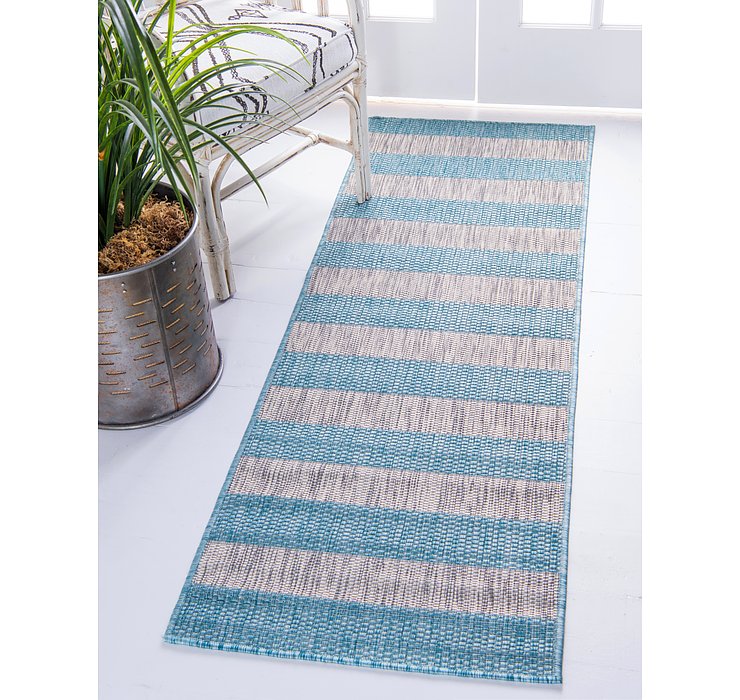 2' x 6' Outdoor Striped Runner ...