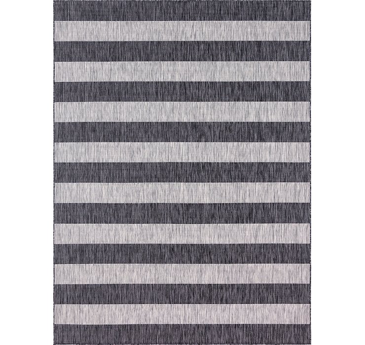 Unique Loom 9' x 12' Outdoor Striped Rug