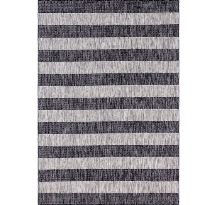 7' x 10' Outdoor Striped Rug