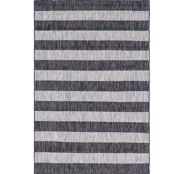 6' x 9' Outdoor Striped Rug