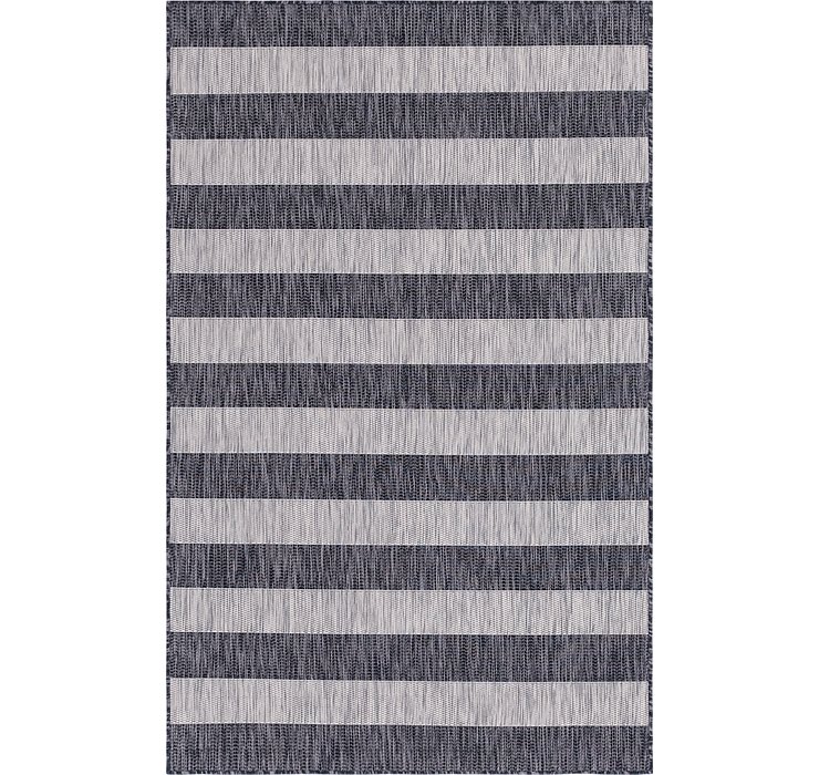 5' x 8' Outdoor Striped Rug